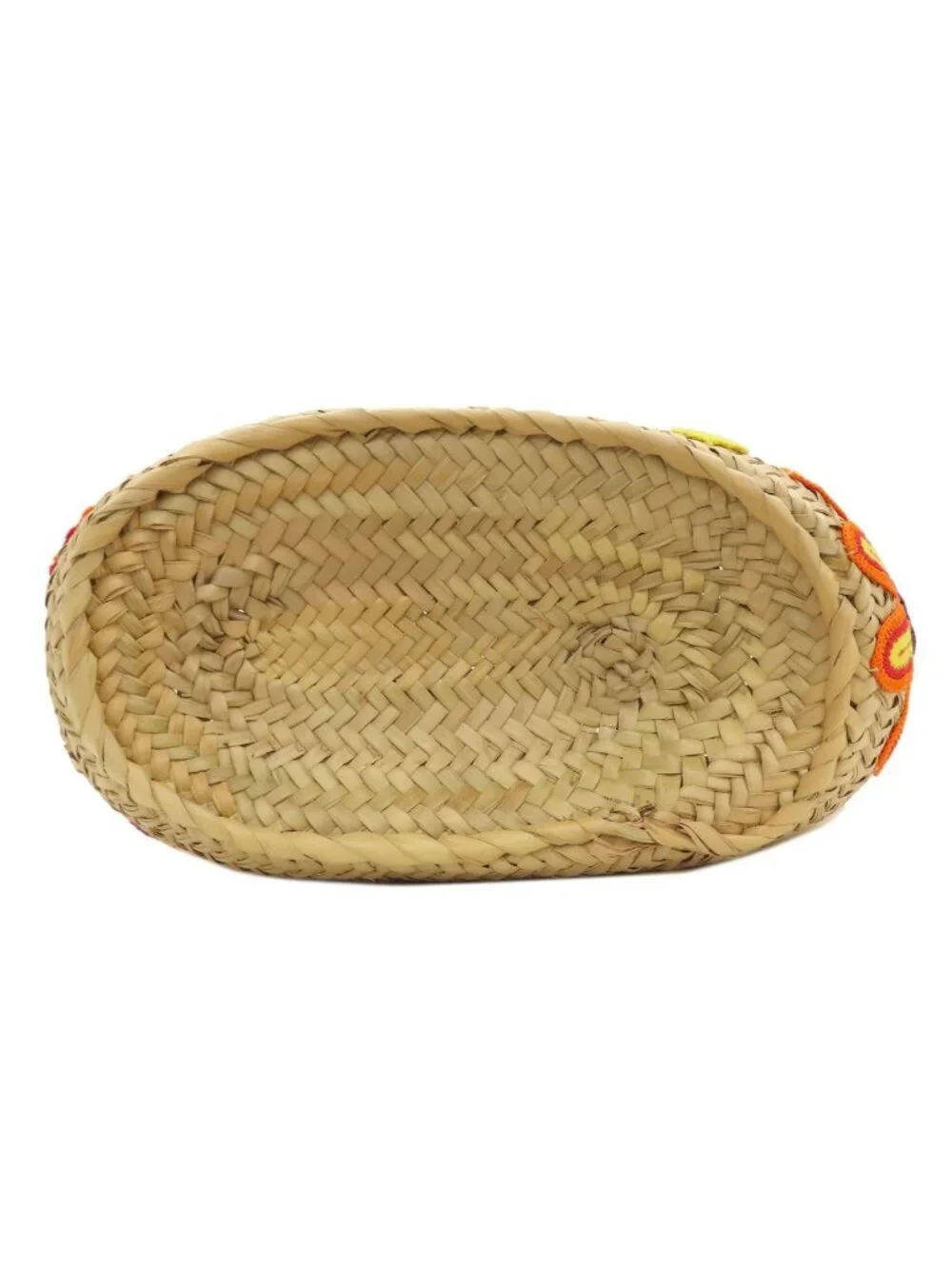 Loewe Flower Basket Tote Bag Calfskin Palm Leaf
